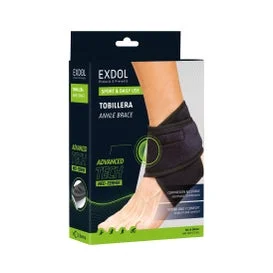Exdol Caviglia Bracciale Neoprene Colore Nero 1 pz