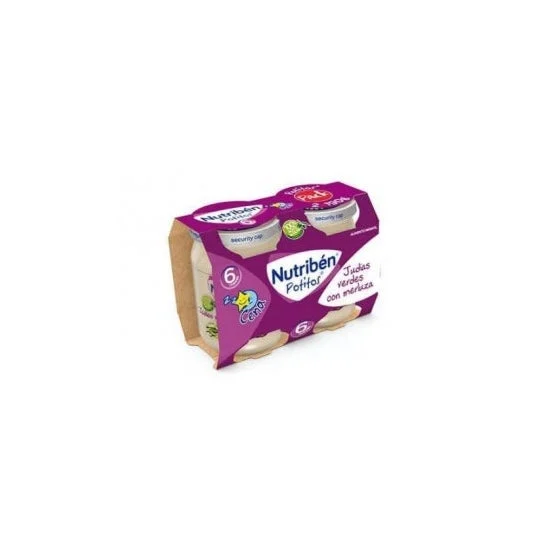 Cena Nutriben Fagioli verdi con nasello Potito 2 X 190 G
