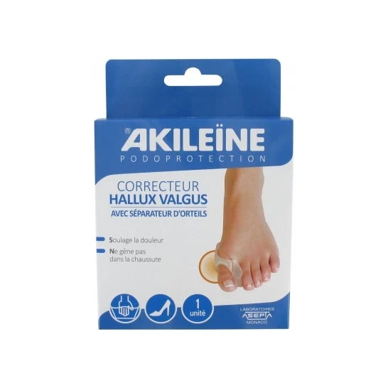 Akileïne Corrector Hallux Valgus Toe Separator 1ut