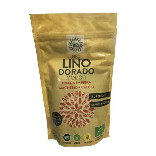 Polvere di semi di lino solnaturale Oro 250 g