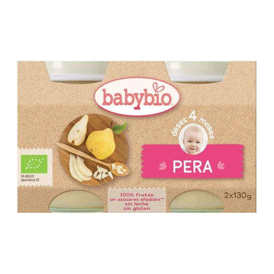 Babybio Torta di pera bio 2x130g