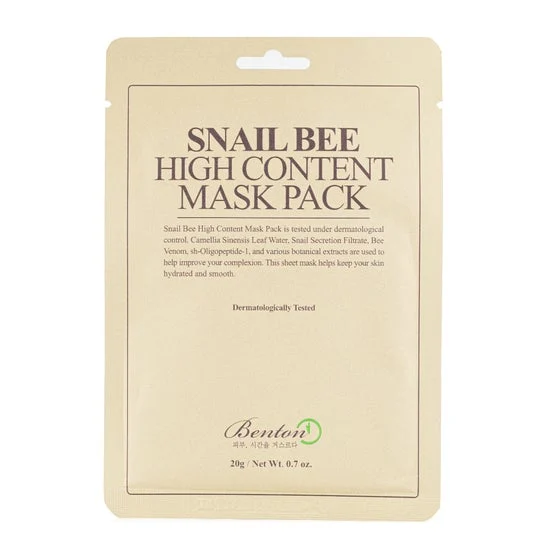 Benton Lumaca Ape ad alto contenuto Pacchetto maschera 20g