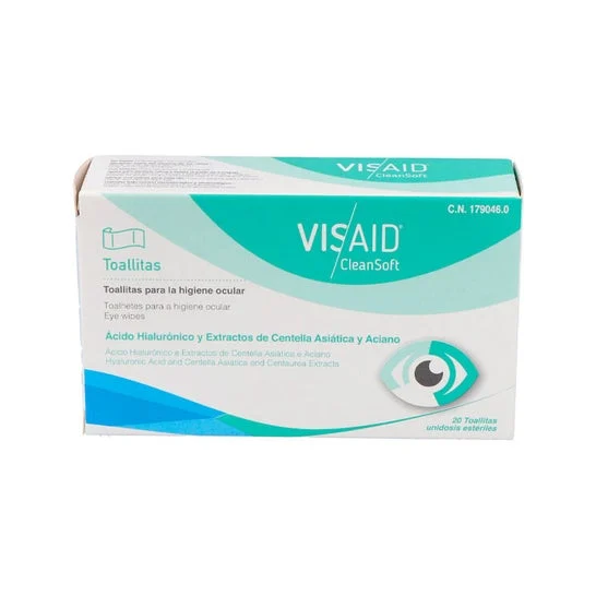 Visaid pulire morbide salviette sterili oftalmiche 20 pz