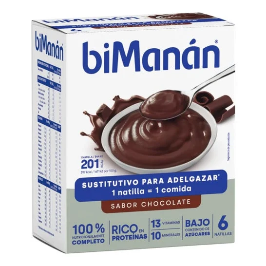 Bimanan BeSlim Crema pasticcera al cioccolato 6 bustine 50g