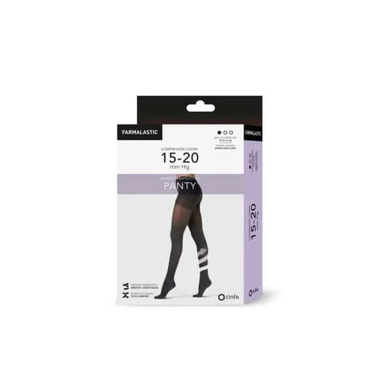 Farmalastic Pantimedia 15 20mm Negro TXL 1ud