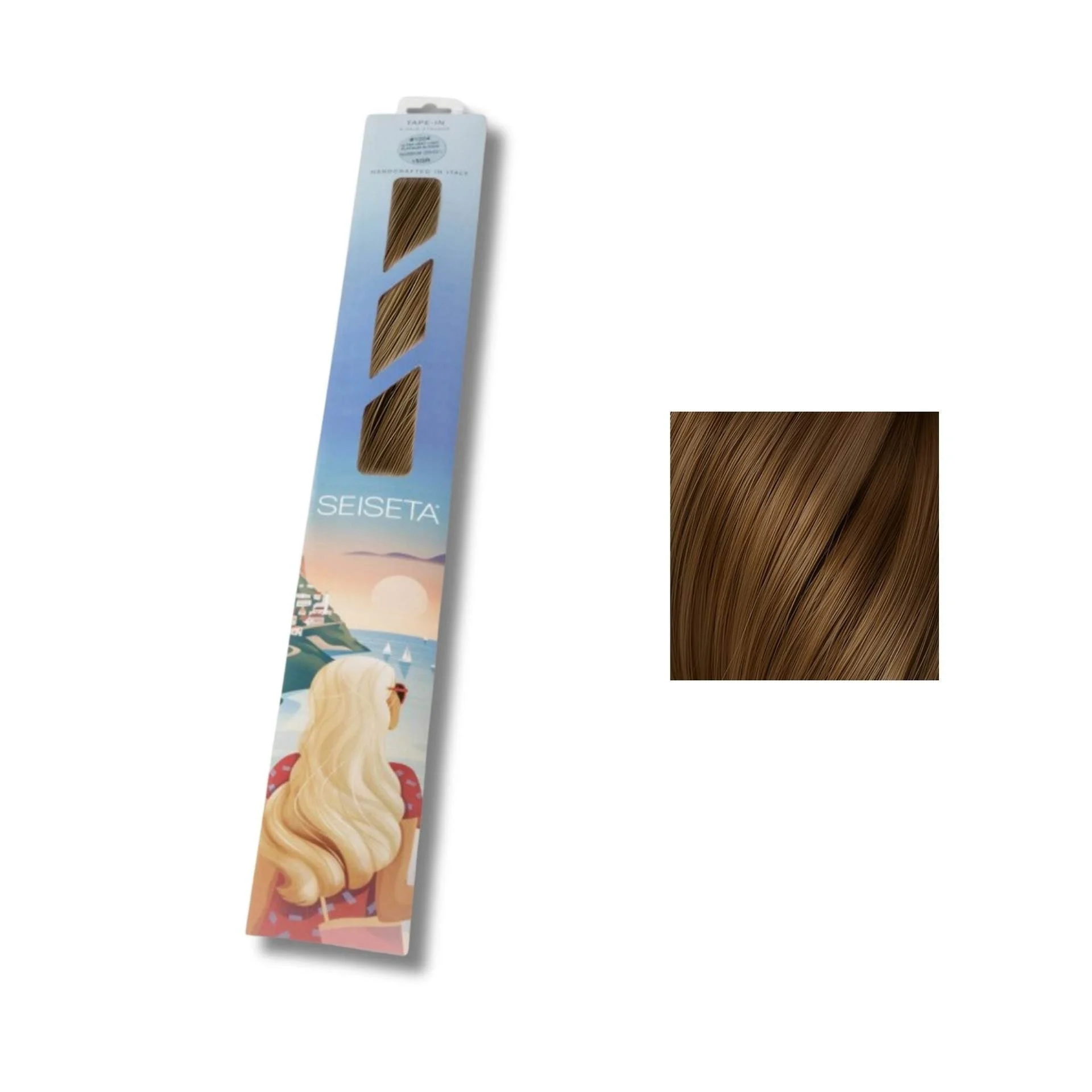Seiseta Stickers Extension keratin Biondo Dorato Rame - Extension Professionali per Capelli Cheratina