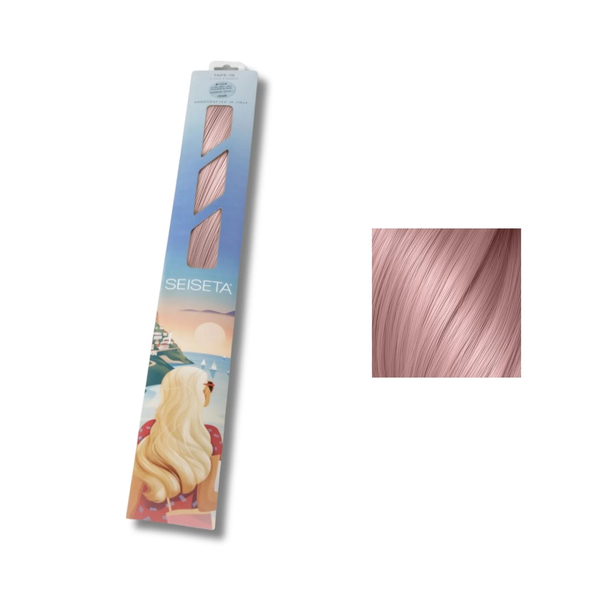 Seiseta Crazy Extension keratina 68-Pink 50/55 - Extension Professionali per Capelli Cheratina