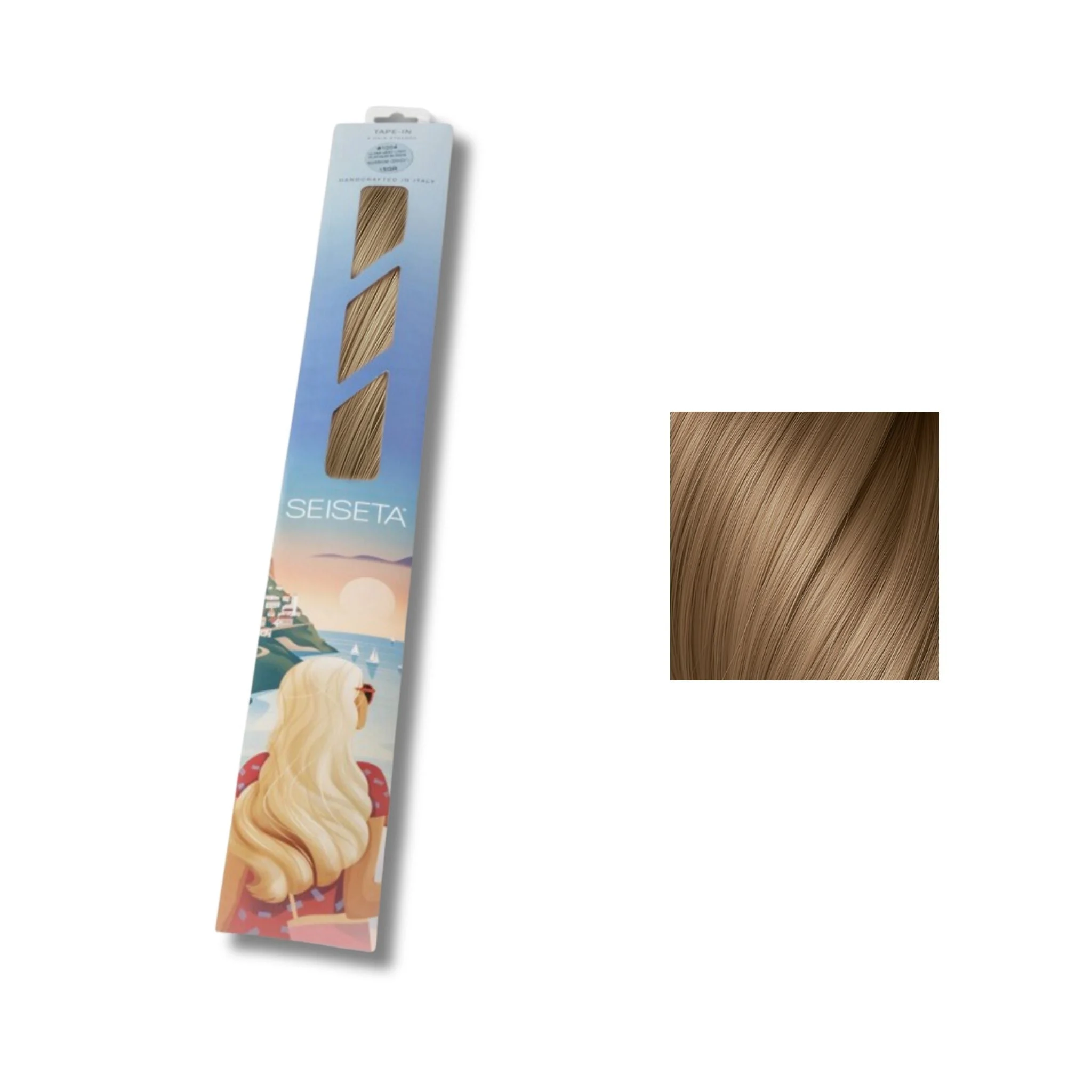 Seiseta Classic Keratina DB4 Biondo Dorato Scuro 50/55 cm - Extension Professionali per Capelli Cheratina
