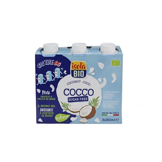 Isola Bio Bebida Vegetal de Coco Bio Sin Gluten 3x250ml