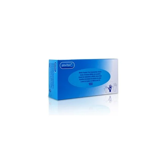 Alvita Guantes Nitrilo Pequeña 100uds