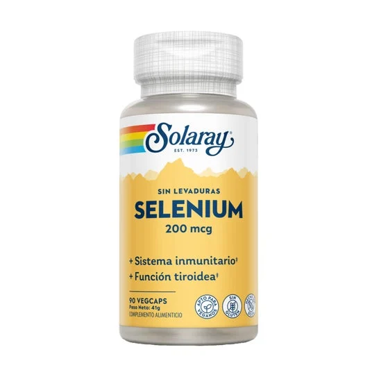 Solaray Selenio 200mcg senza lievito 90 capsule