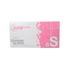 Omare Luna Guantes Nitrilo Negro Sin Polvo Talla S 100uds