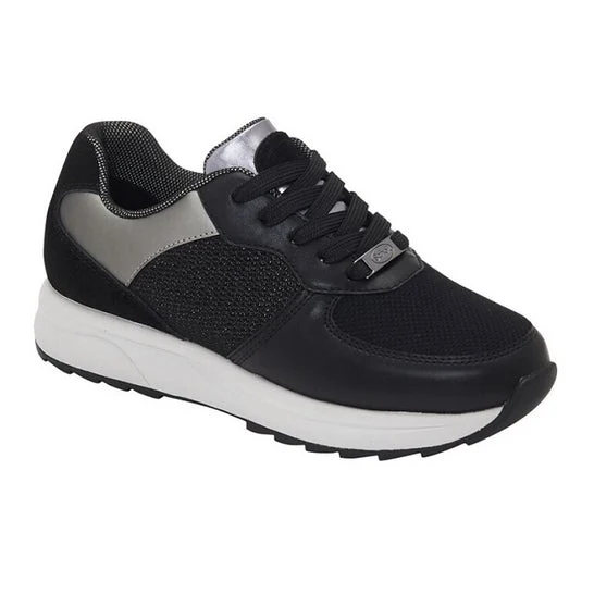 Scholl Beverly Sneaker Laces Nero Taglia 39 1 Paio