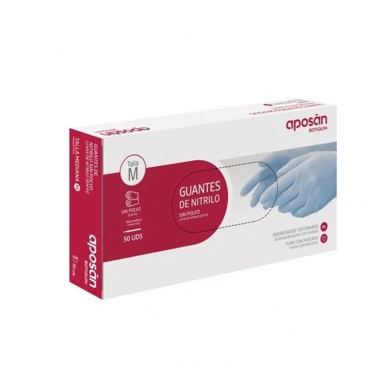 Aposan Guanti di Nitrile 50 Unità