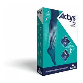Actys 20 Mujer Calcetín Negro Talla N1 1 Par