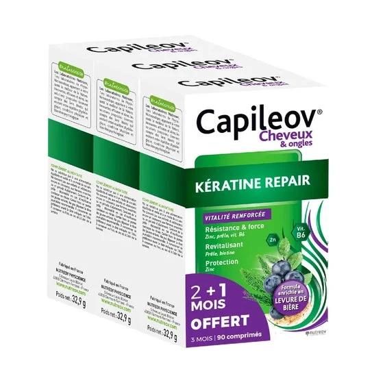 Nutreov Capileov Queratina Reparadora 3x30comp