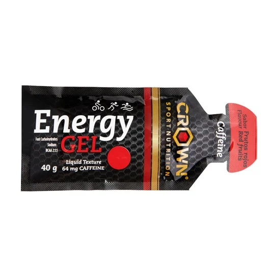 Crown Energy Gel Frutti Rossi Caffeina 40g