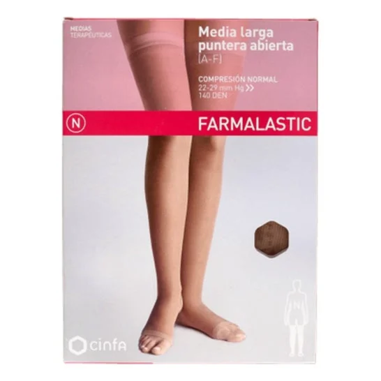 Farmalastic Compressione medio-lunga Normale Open T-M Camel T-M 1ud