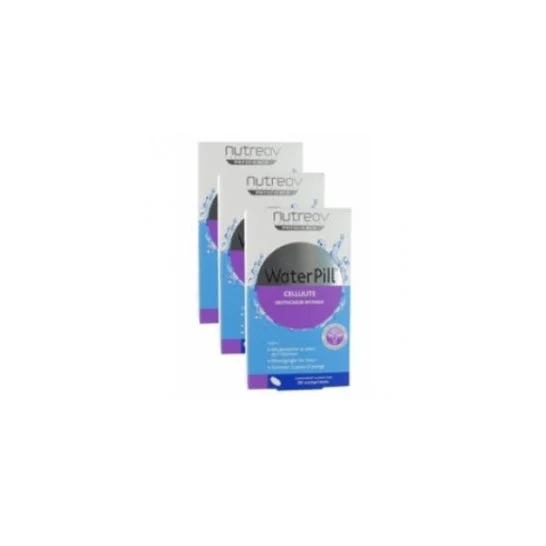 Nutreov Water Pill Cellulite Cellulite Intensive Destockeur 20 compresse lotto di 3