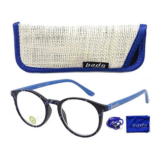 Bads occhiali da lettura nero & blu +3.0 1pc