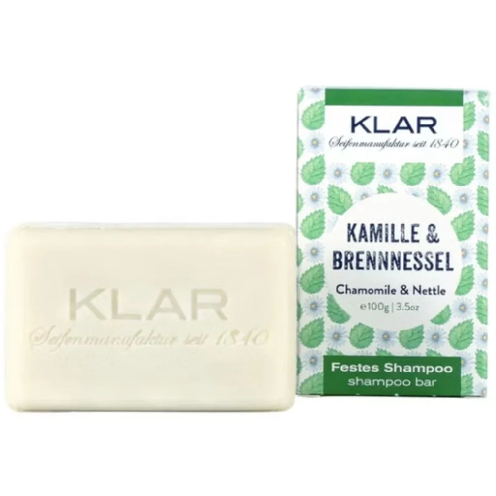 Klar Shampoo Solido Camomilla e Ortica 100 g