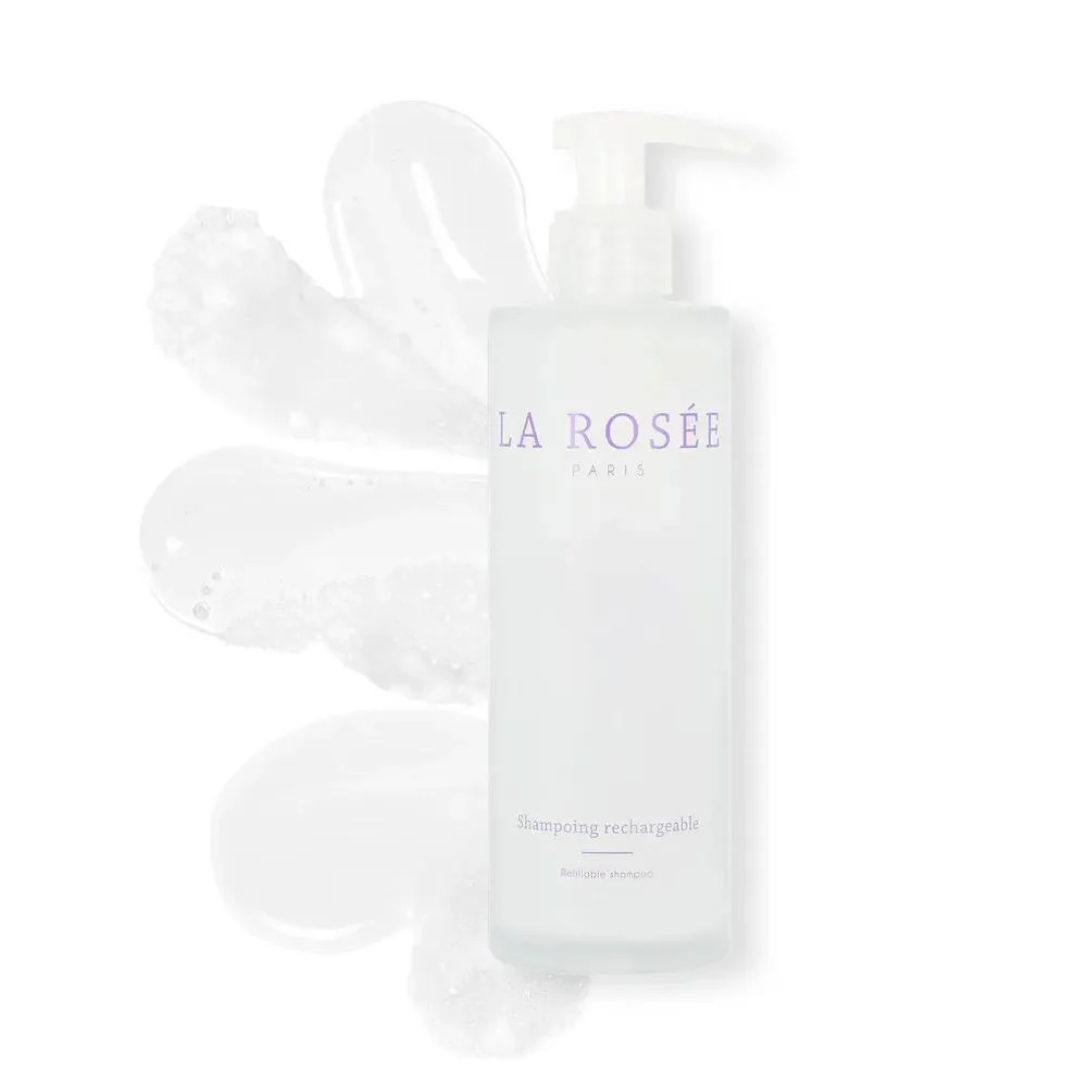 LA ROSÉE Shampoo Flacone Vuoto Ricaricabile 200ml