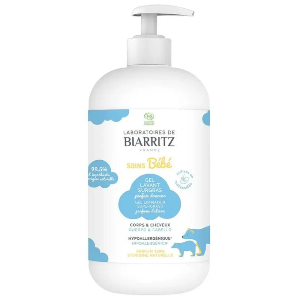 Laboratoires De Biarritz Bambino Gel Lavante Surgras Bio Profumo Delicato Corpo & Capelli 500ml