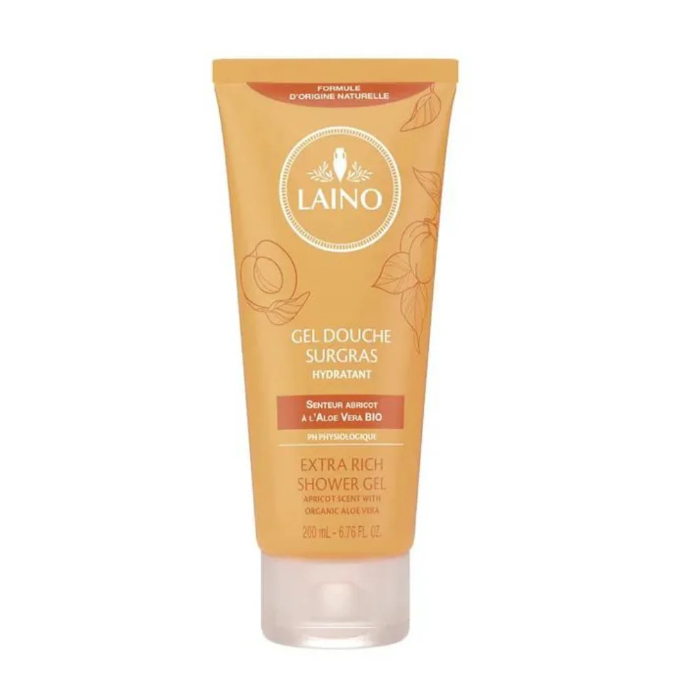 Laino Gel Doccia Sugras Idratante Aloe Vera Bio Albicocca 200ml