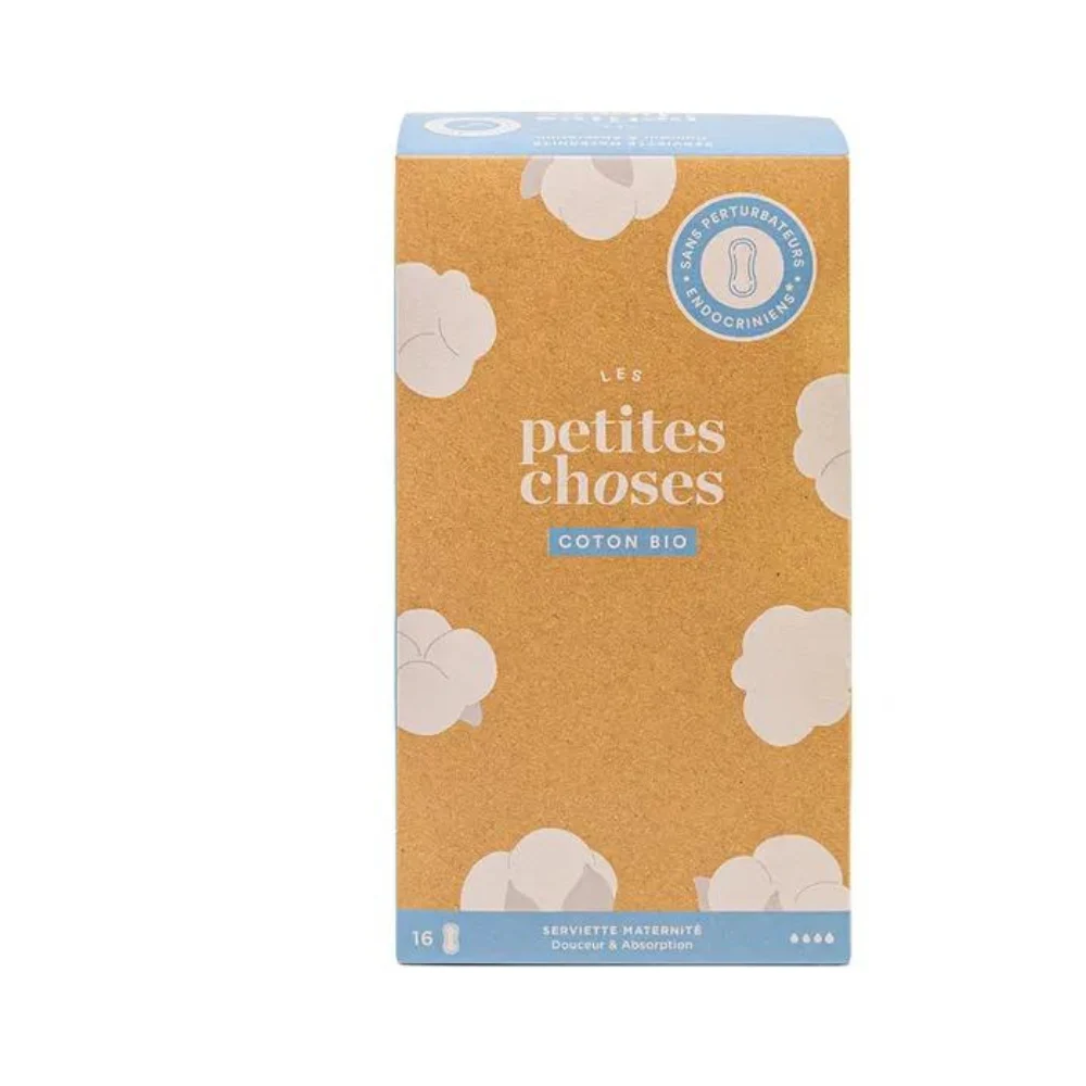 Les Petites Choses Assorbenti Igienici Maternità - Cotone Bio x16