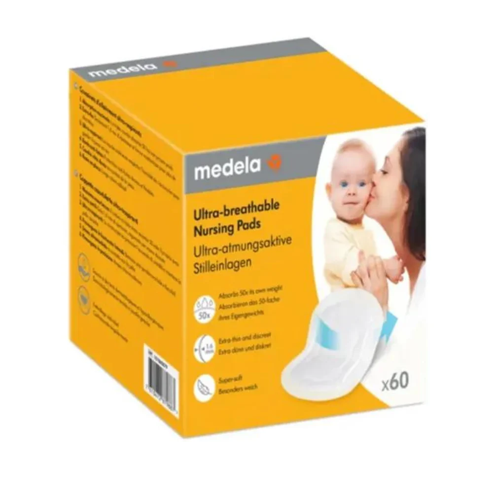 Medela Cuscini per Allattamento Ultra Respirabili x60