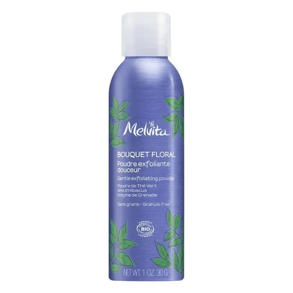 Melvita Bouquet Floreale Polvere Esfoliante Morbidezza Bio 30g