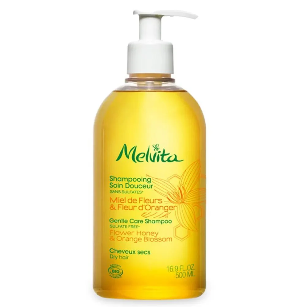 Melvita Shampoo Trattamento Delicato Miele Di Fiori & Fiori D'arancio Bio 500ml