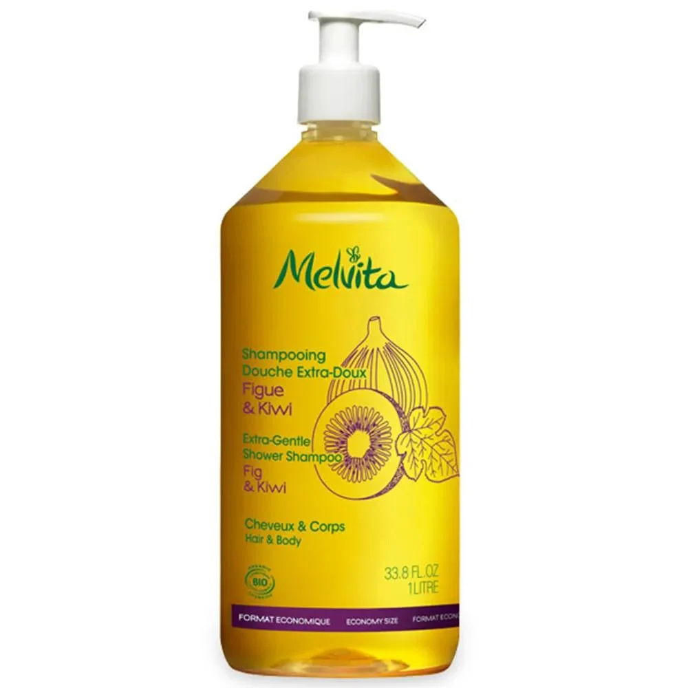 Melvita Shampoo Doccia Extra Morbido Fico E Kiwi Bio 1l
