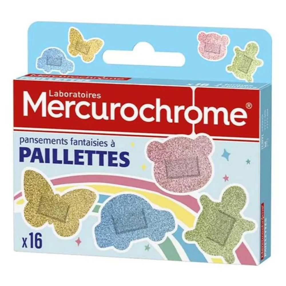 Mercurochrome Cerotti Fantasia in Paillettes x16