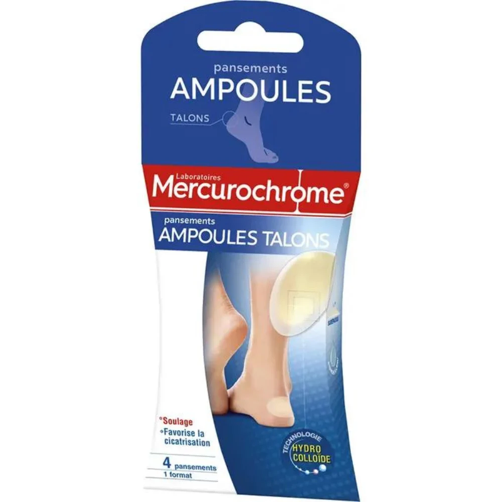Mercurochrome Cerotti ampolle Tacchi Extreme 4 Unità