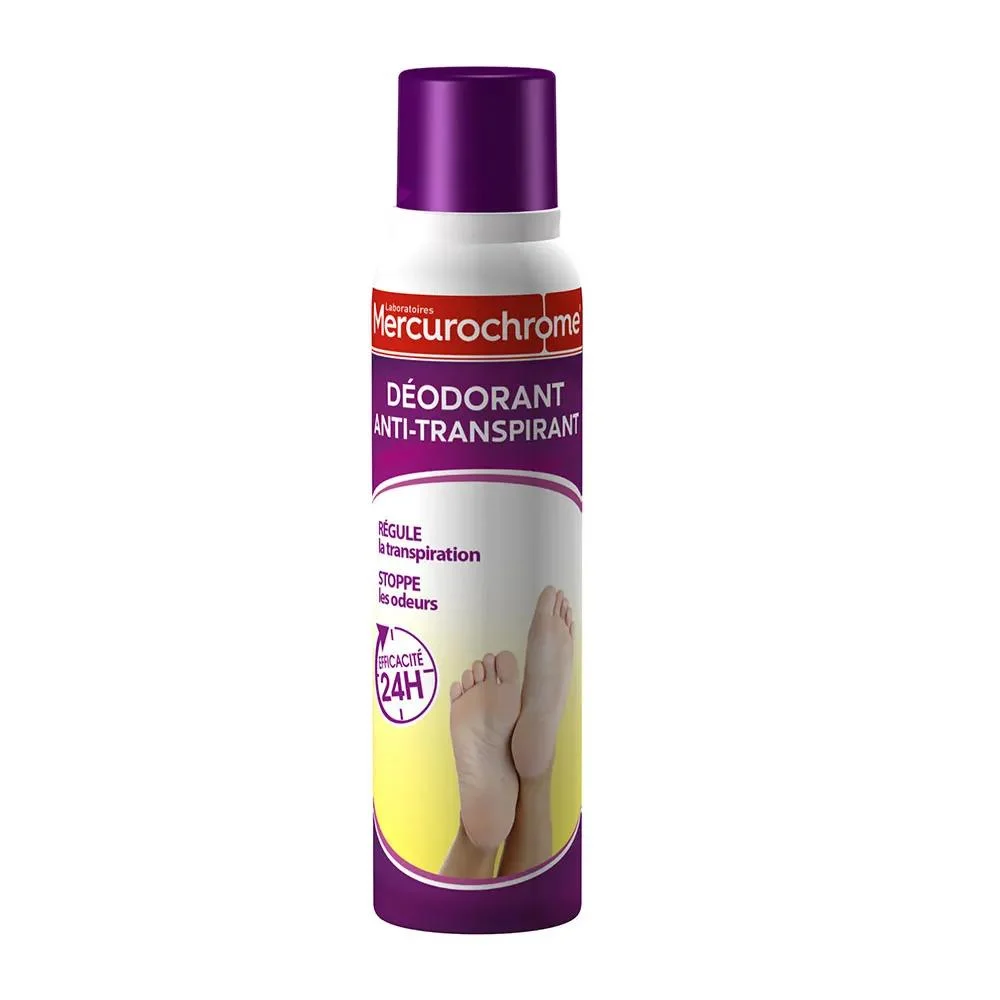 Mercurochrome Deodorante Antitraspirante Piedi 150ml