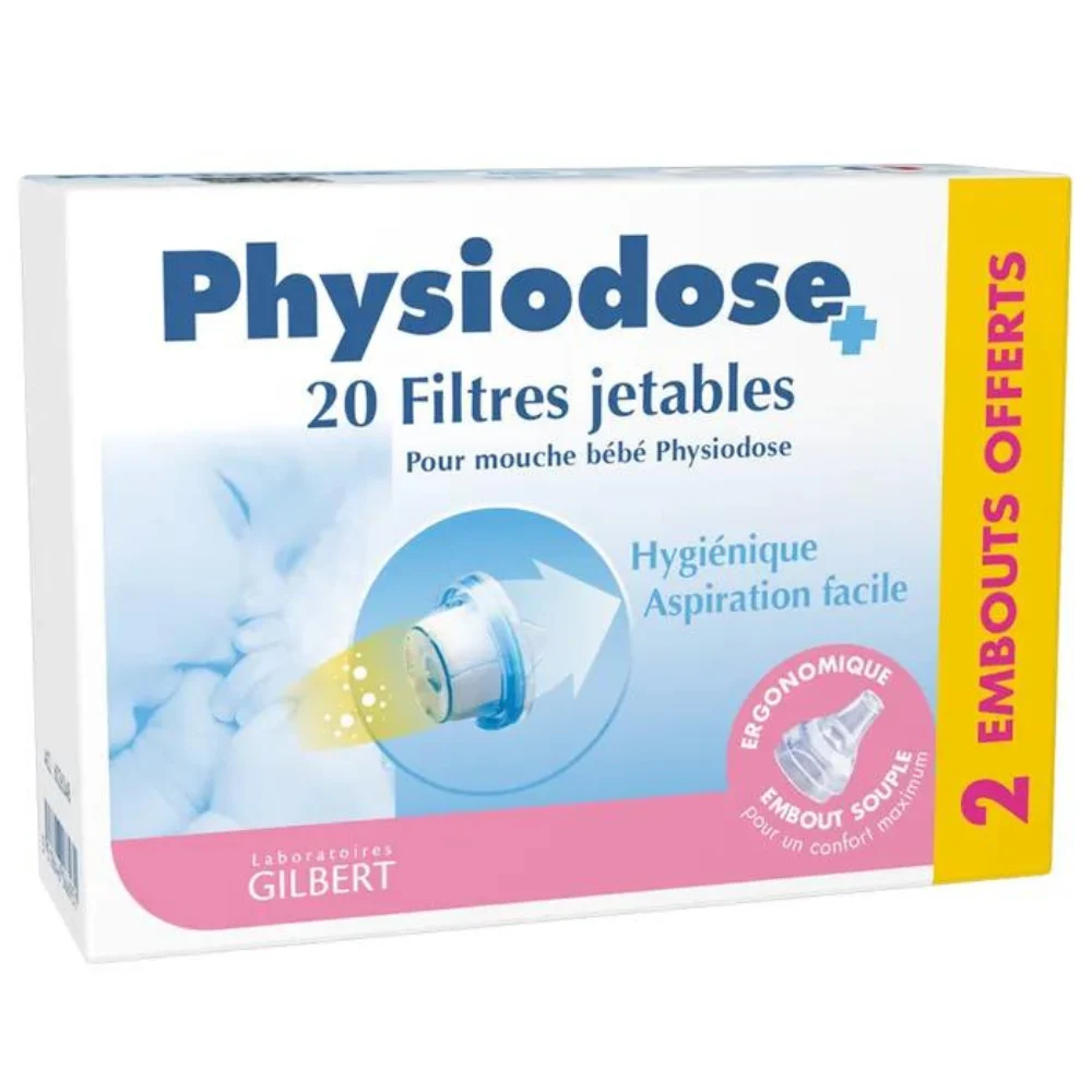 Gilbert Physiodose Per Fly Baby 20 Filtri Monouso + 2 Puntali