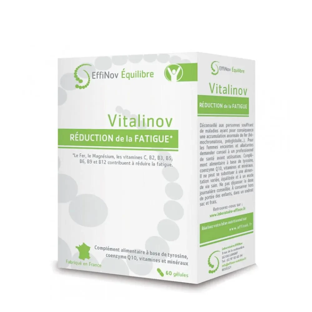 Effinov Nutrition Vitalinov Riduzione della fatica 60 Capsule