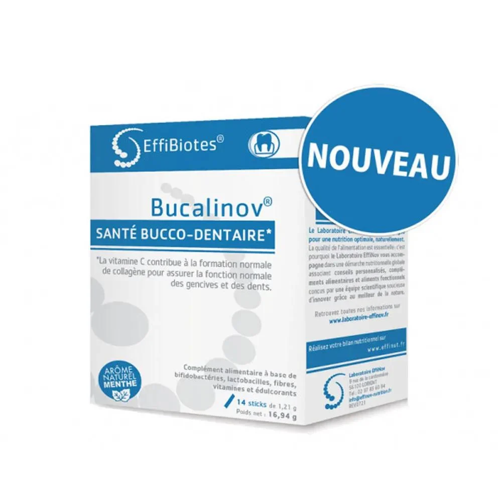 Effinov Nutrition Bucalinov Salute orale 14 stick