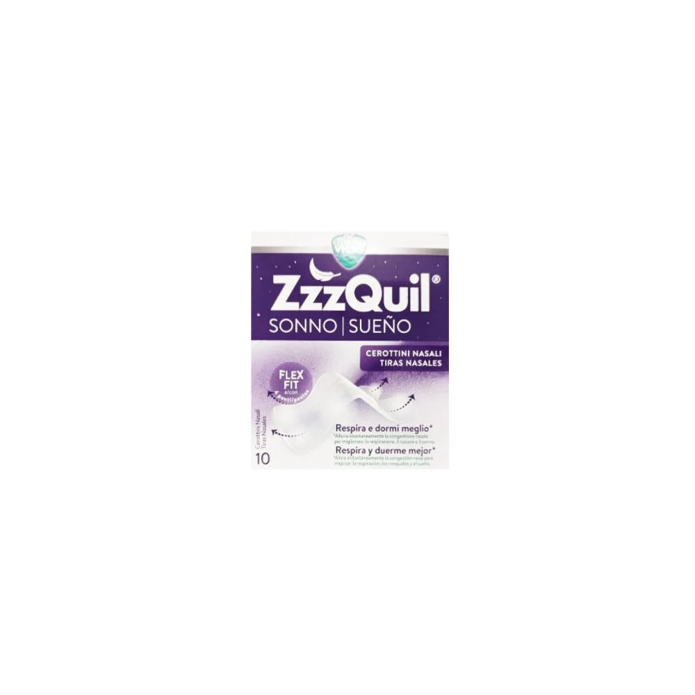 ZzzQuil Sleep Strisce nasali 10 unità