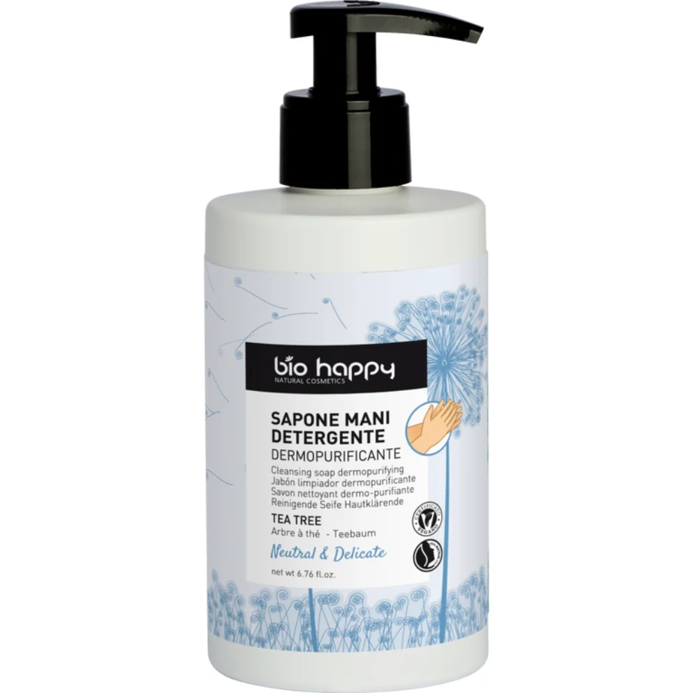 Bio happy Neutro & Delicato Sapone Mani Detergente Dermopurificante 200 ml