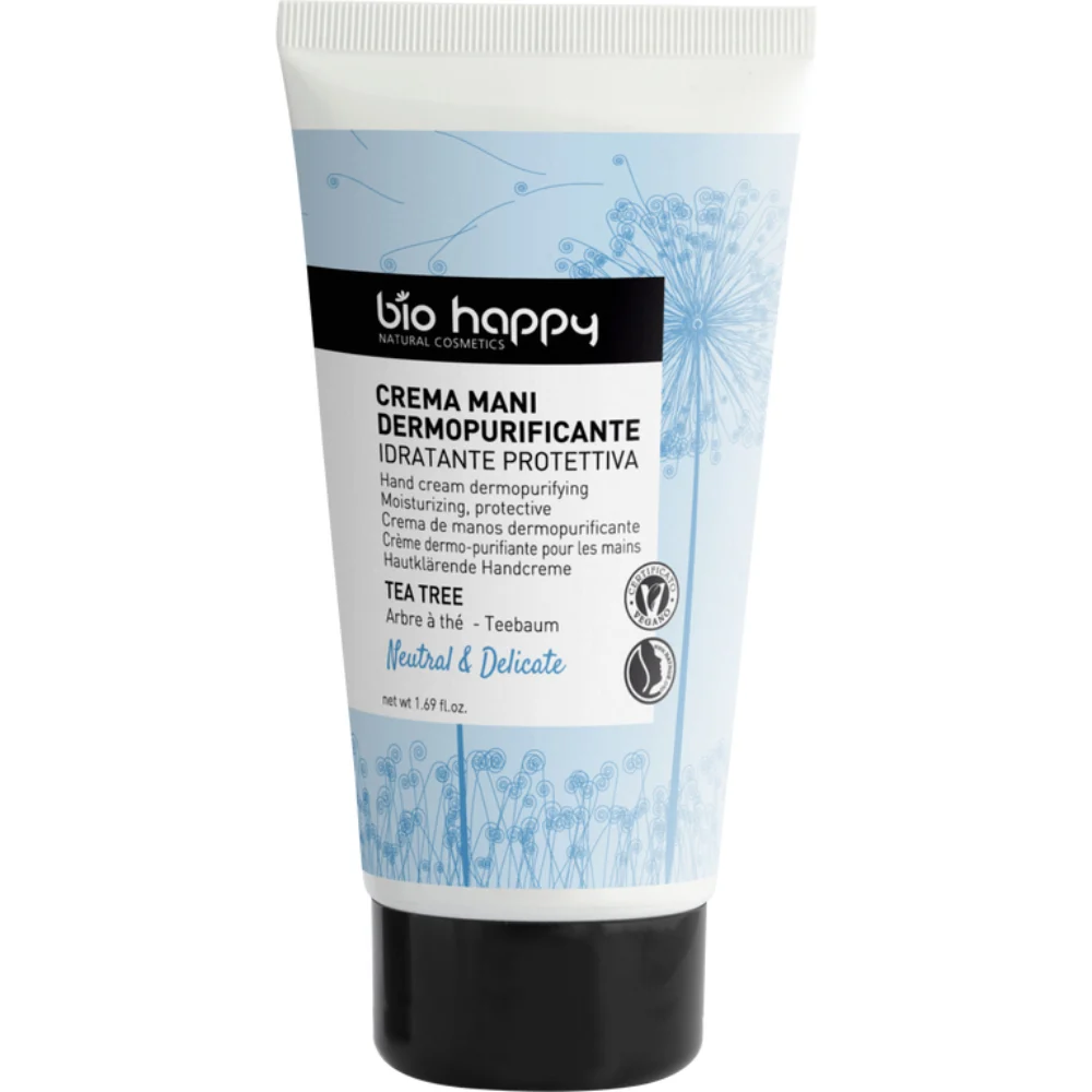 Bio happy Crema Mani Dermopurificante al Tea Tree 50 ml