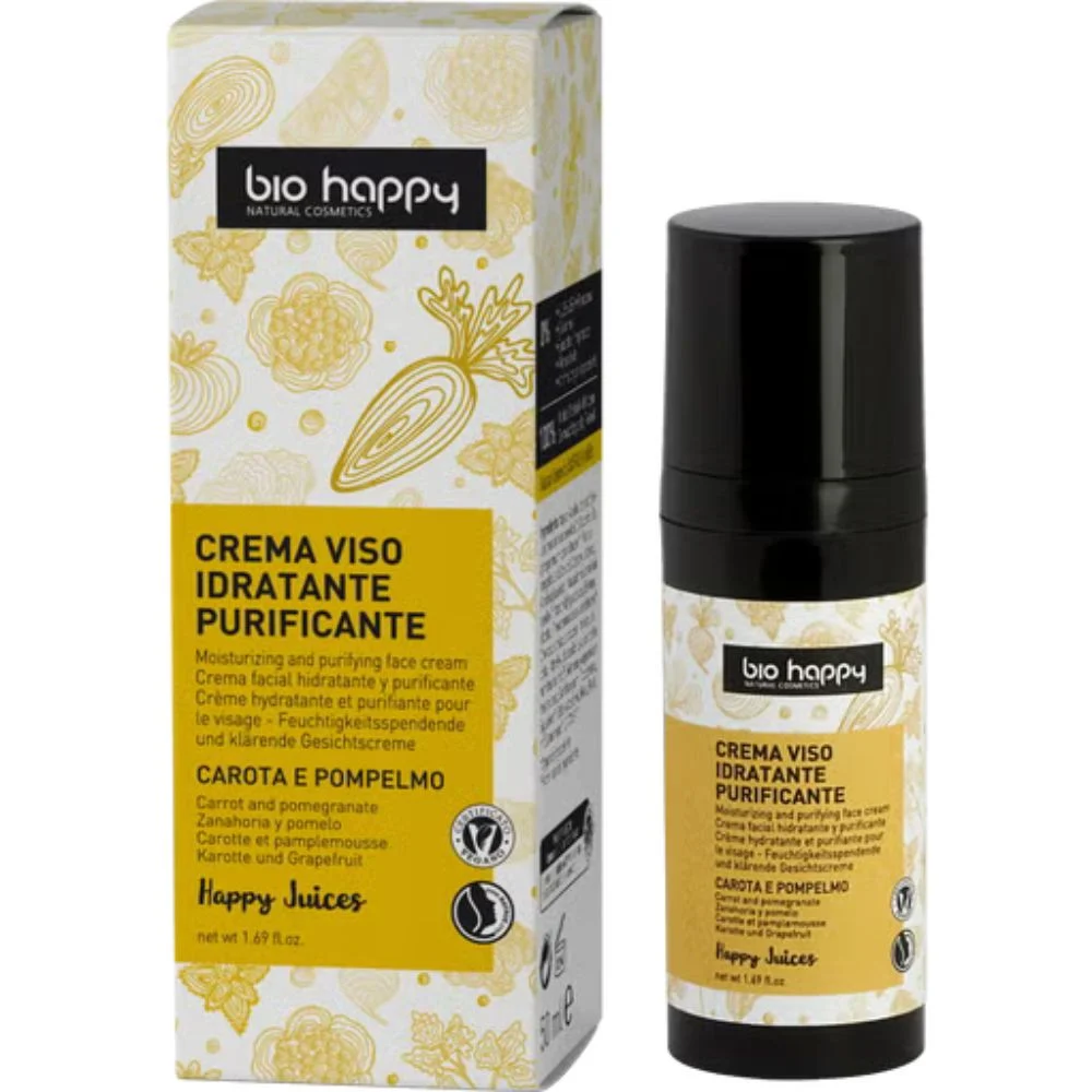Bio happy Happy Juices Crema Viso Idratante Purificante 50 ml