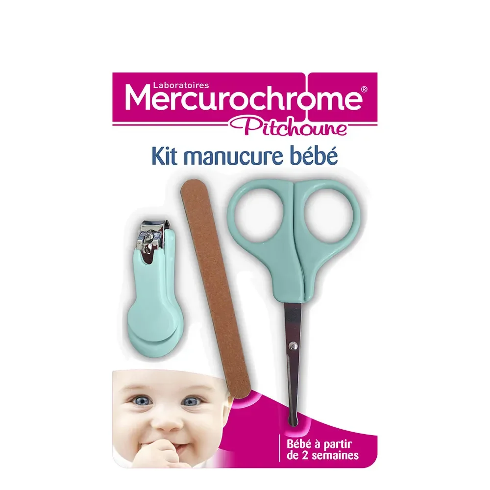 Mercurochrome Kit manicure bebè 100ml