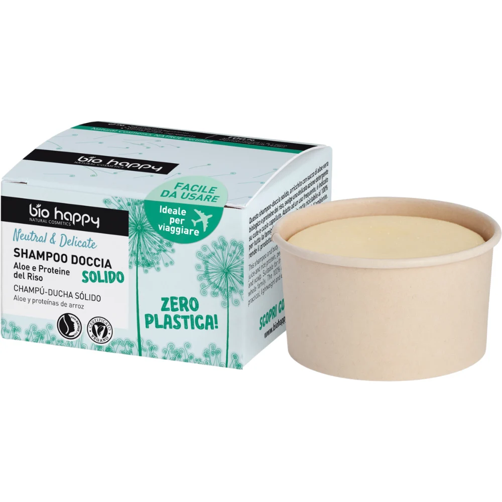 Bio happy Neutro & Delicato Shampoo Doccia Solido 50 g
