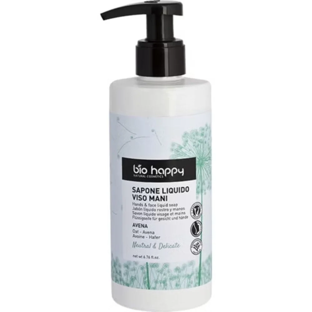 Bio happy Neutro & Delicato Sapone Liquido Viso Mani 200 ml