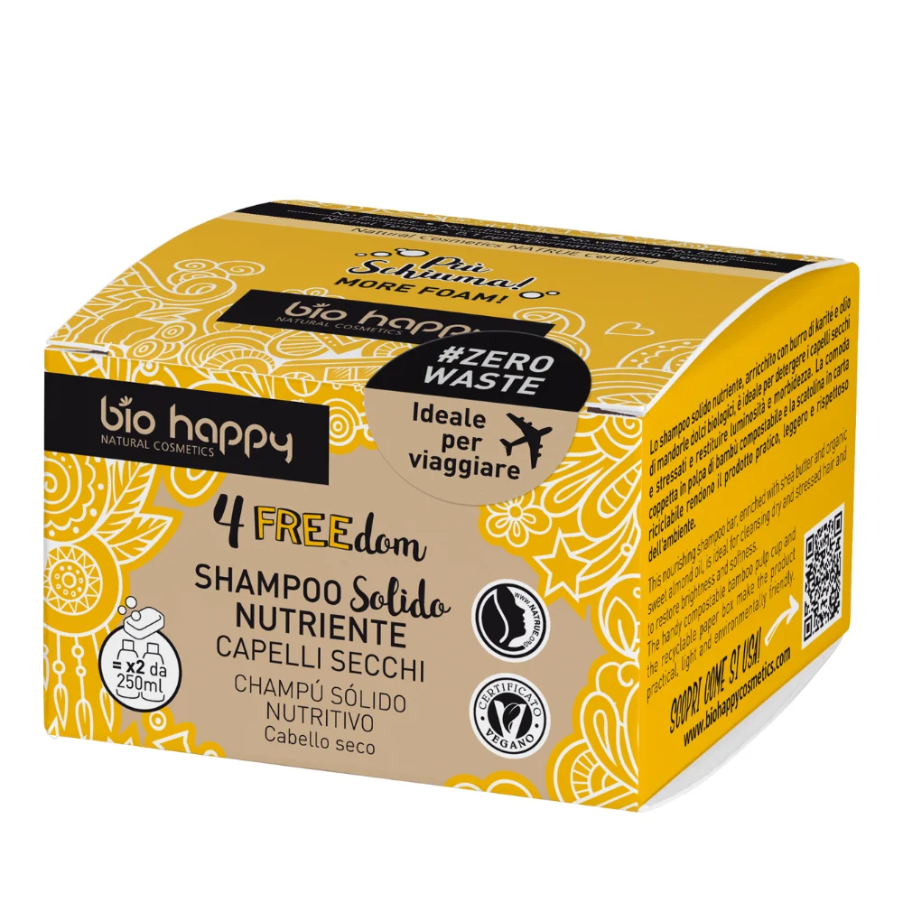 Bio happy 4FREEdom Shampoo Solido Nutriente 55 g