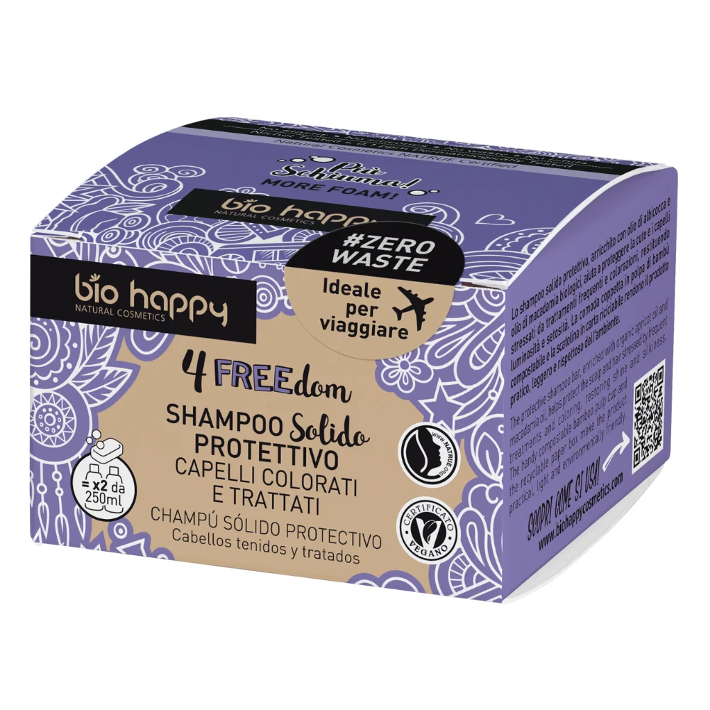 Bio happy 4FREEdom Shampoo Solido Protettivo 55 g