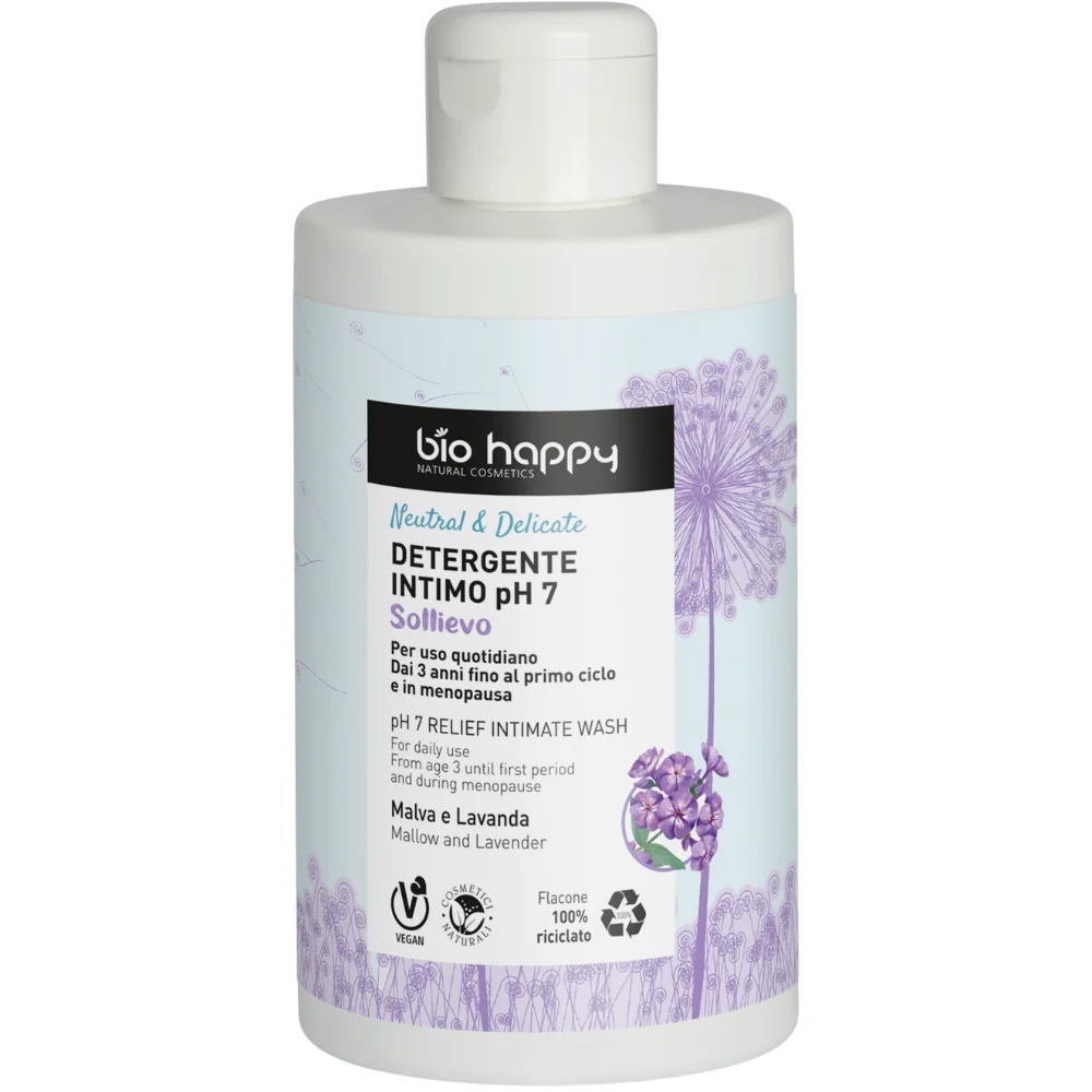 Bio happy Neutro & Delicato Detergente Intimo pH 7 “Sollievo” 200 ml