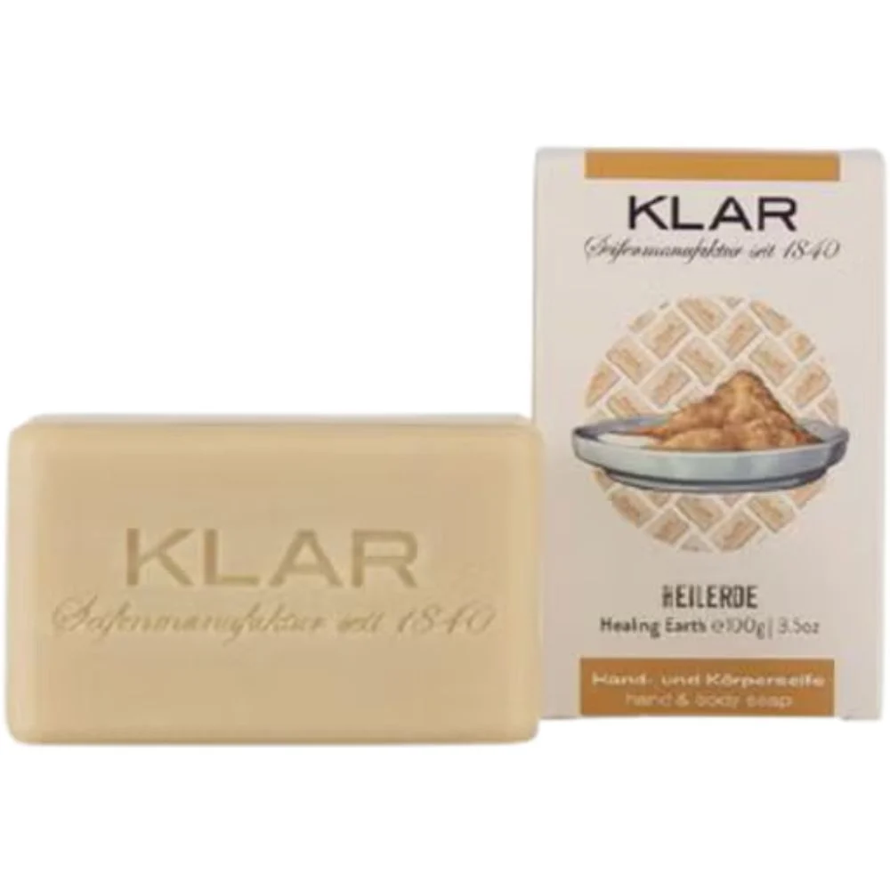 Klar Saponetta Mani e Corpo con Argilla Curativa 100 g